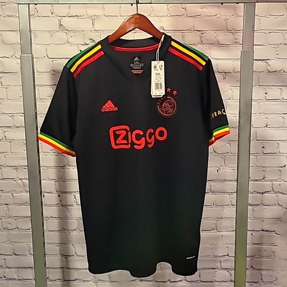 ⚽ 🇯🇲 2XL Ajax Tribute to Bob Marley Jersey